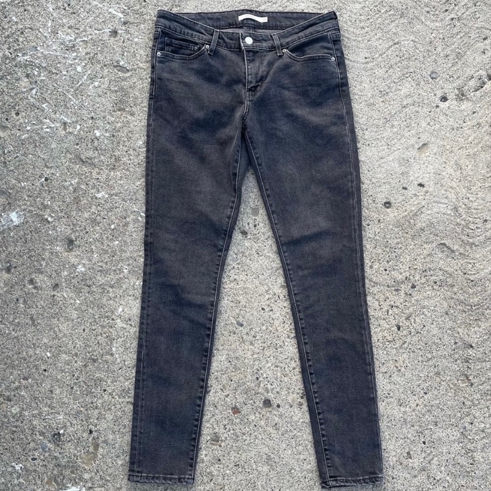 Levi’s 711 Skinny Jean Light Black
